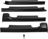 Rocker Panel 4pcs Set Textured Black for Super Duty Crew Cab