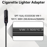 12V Dual Car Lighter Adapter Splitter TekShack