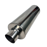Stainless 8" Round Fiberglass Packed Muffler