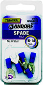 Term Spade 16-14 Vinyl #8 Stud #60920 Jandorf