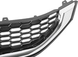 Honeycomb Front Grille Replacement Compatible with 2013-2015 Honda Civic Sedan
