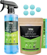 WASH&WHIPS Pit Stop Glass Cleaner / All Surface Cleaner Refill Tablets (Makes 5 Gallons) WASH & WHIPS