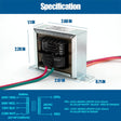 24V 40VA Control Transformer 40VA, Primary 120, 208, 240V Secondary 24V, HVAC Furnace TekShack