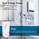 Plug-in Watt Meter Power Usage Monitor with Cost Calculator TekShack