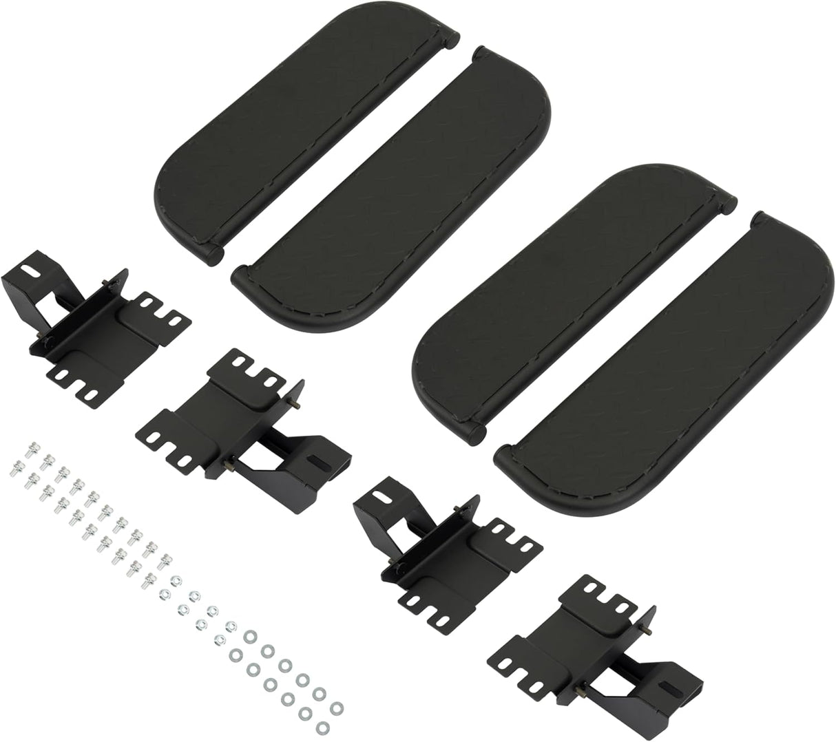 Heavy Duty Steel Side Steps for Jeep Gladiator 4 Door Black