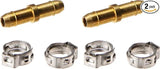 S.U.R. and R Auto Parts 5/16" Nylon to Nylon Push-On Union K057 1 Each