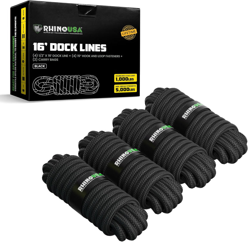 Heavy-Duty 16' Dock Lines