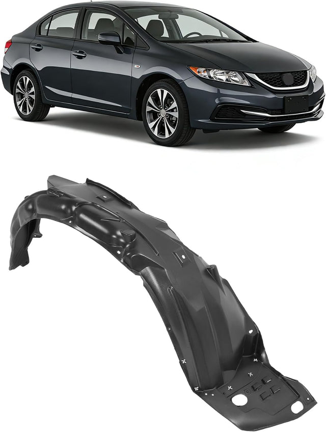 Front Fender Liner Panel For 2012-2015 Honda Civic Coupe Sedan Right