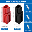 100Pcs 15/30/45Amp Power Connectors TekShack
