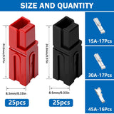 100Pcs 15/30/45Amp Power Connectors TekShack