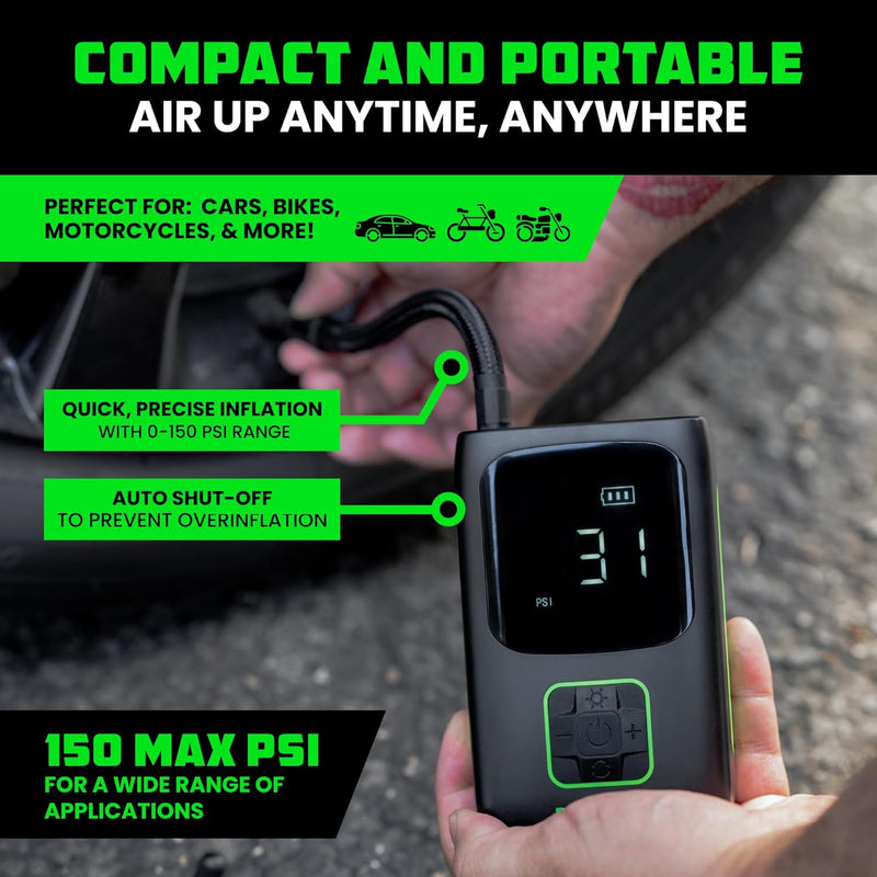 150 PSI Portable Tire Inflator