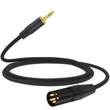 HOSONGIN XLR Male to 3.5mm TRS Male Cable – 6 ft HOSONGIN