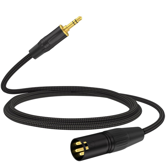 HOSONGIN XLR Male to 3.5mm TRS Male Cable – 6 ft HOSONGIN