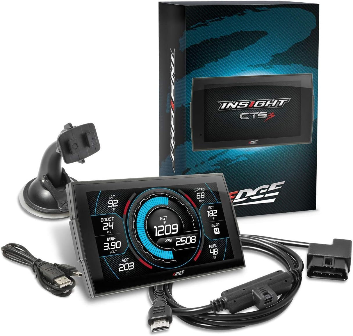 Edge 84130-3 Products Insight CTS3 5 Touch Screen Digital Gauge Monitor | Universal