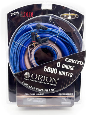 Orion COKIT0 0 AWG Complete Amplifier Wiring Kit Soft Rubber Orion