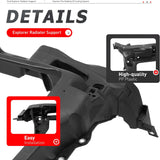 Radiator Support Black Compatible with 2011-2015 Ford Explorer