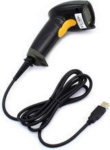 WoneNice USB Laser Barcode Scanner Wired Handheld Bar Code Scanner Reader Black TekShack
