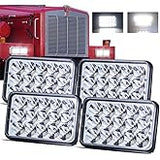 4x6 Inch LED Headlights DOT Approved High Low Beam Rectangle 2PCS