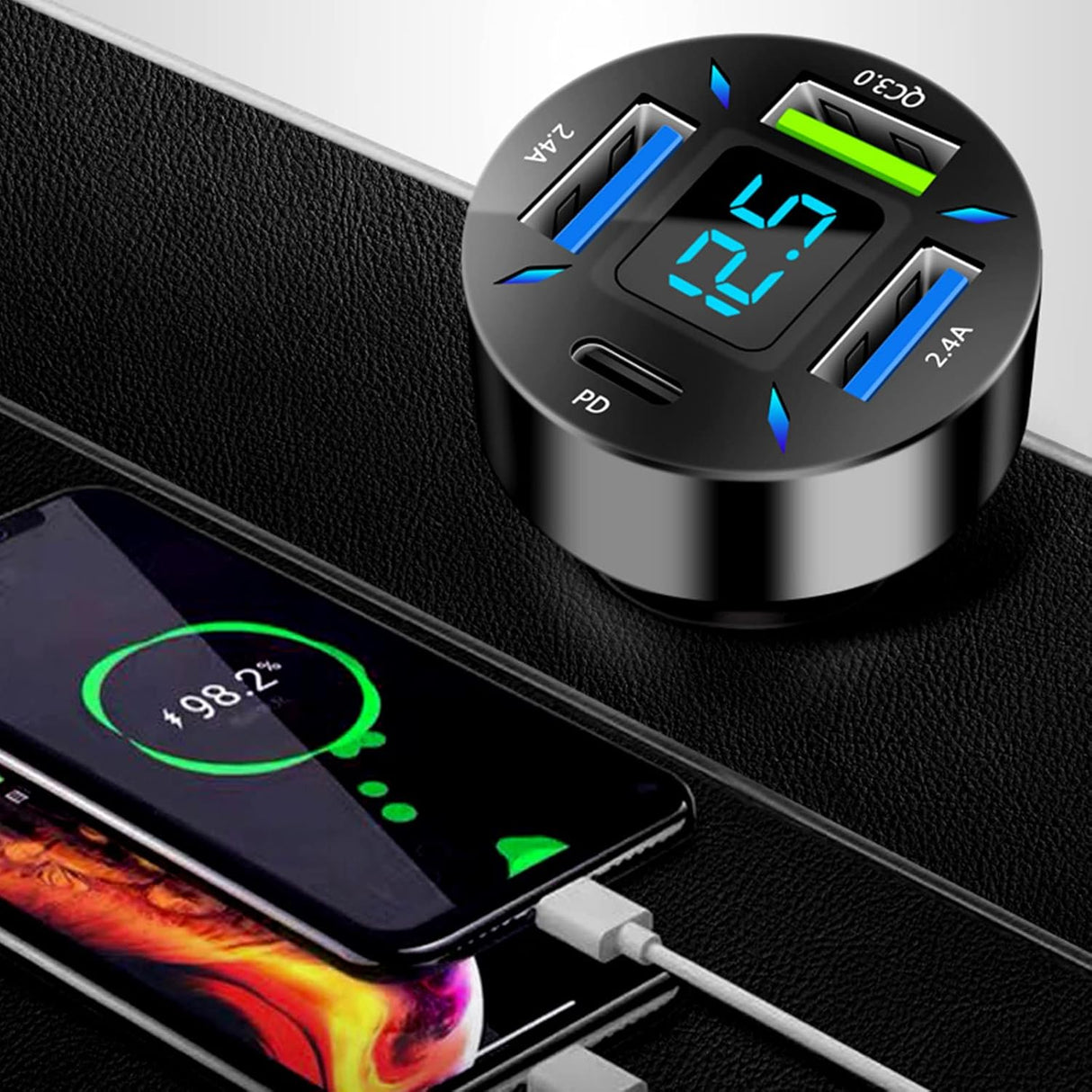 Automotive Cigarette Lighter USB FAST Charging Outlet TekShack