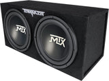 MTX TNE212D Dual 12in Sealed Enclosure (No Amplifier) MTX