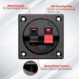 Speaker Box Terminal Cup – Spring Clip Binding Post TekShack