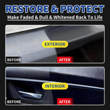 Polixel Plastic Restorer for Cars Faded Trim Bumper Interior PLASTIC 3.4oz 1 Each