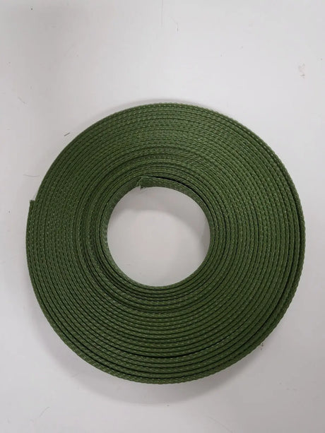 25 FT 1/2" OLIVE GREEN PET EXPANDO SLEEVING BRAID AC/DC WIRE AND SUPPLY