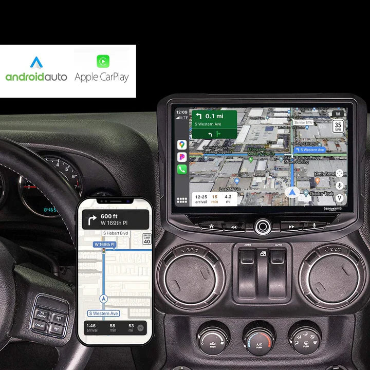 Stinger HEIGH10 10" Radio Fully Integrated Kit I Off Road Mode  I '11-'18 Jeep JK Wranglers