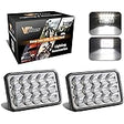 4x6 Inch LED Headlights DOT Approved High Low Beam Rectangle 2PCS