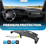 Full Dashboard Replacement Panel Compatible with 1998-2002 Dodge Ram