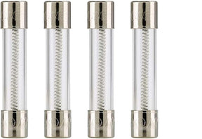 15A 32V 1.25 inch x 1.25 inch Slow-Blow Fuse (4-Pack) TekShack