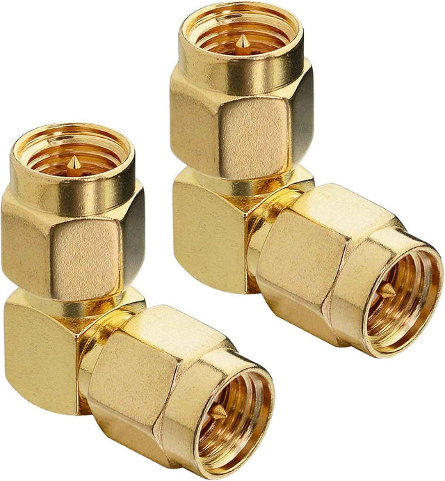 SMA Male to SMA Male 90 Degree TekShack
