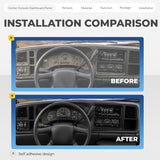 Double DIN Dash Cover Kit for 1999-2002 Chevy GMC Trucks