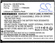 1700mAh / 6.46Wh Replacement Battery for Flip SC3218B, Flip SC3218T, SB2000 TekShack