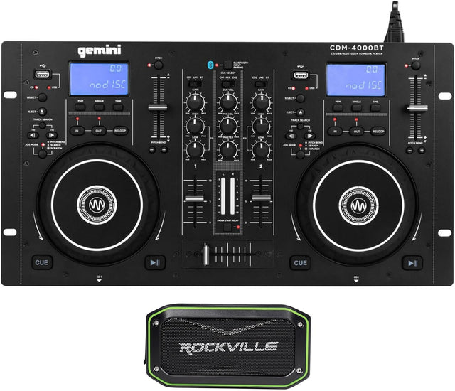 Gemini CD/USB  Media Player with Bluetooth (Black) CDM-4000BT Gemini