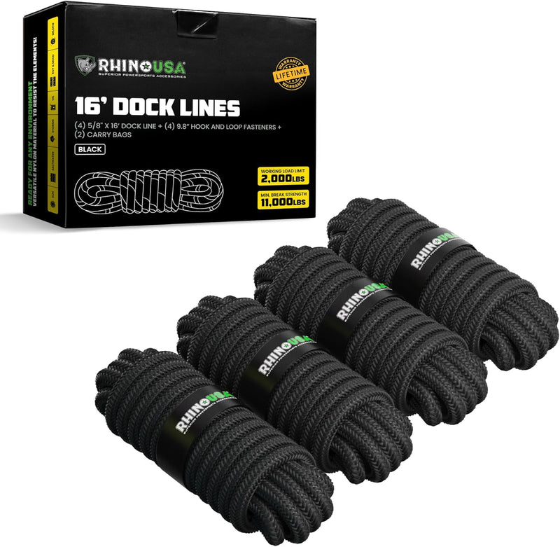 Heavy-Duty 16' Dock Lines