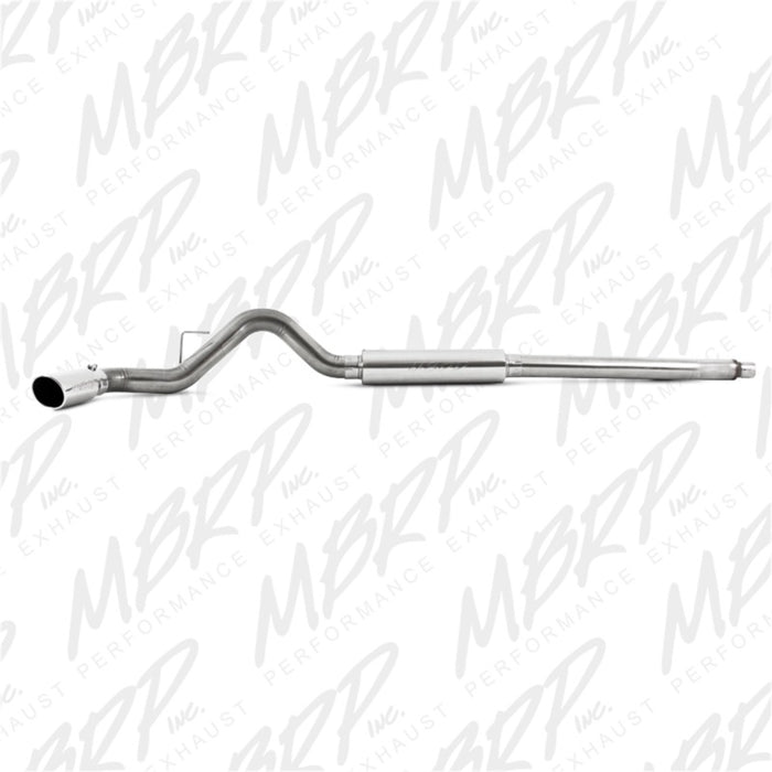 MBRP 11-13 Ford F-250/350/450 6.2L V8 Gas 4in Cat Back Single Side T409 Exhaust System