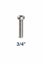 #6-32#8-32 Phillips Pan Head Machine Screws, 304 Stainless Steel – Electrical Wall Plate & Switch Mounting Screws TekShack