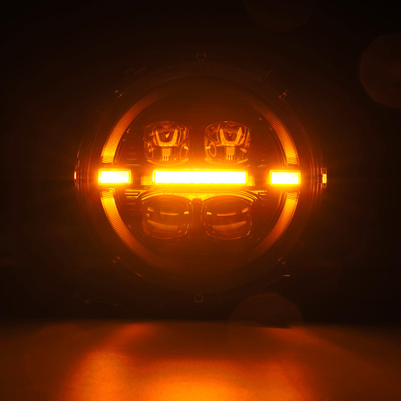 AlphaRex Nova-Series LED Projector Headlights Alpha-Black | '18-Current JL Wrangler / '20-Current JT Gladiator