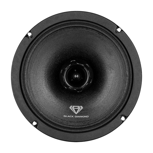 (CLEARANCE) Black Diamond Car Audio 8" Mid-Range Loud Speaker 4 Ohm 550W NEO Tweeter DIA-XT8