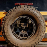 KCHilites Light Mount - Spare Tire Carrier M14x1.5 Lug Nuts I '22- Current Ford Bronco Raptor