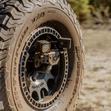 KCHilites Light Mount - Spare Tire Carrier M14x1.5 Lug Nuts I '22- Current Ford Bronco Raptor