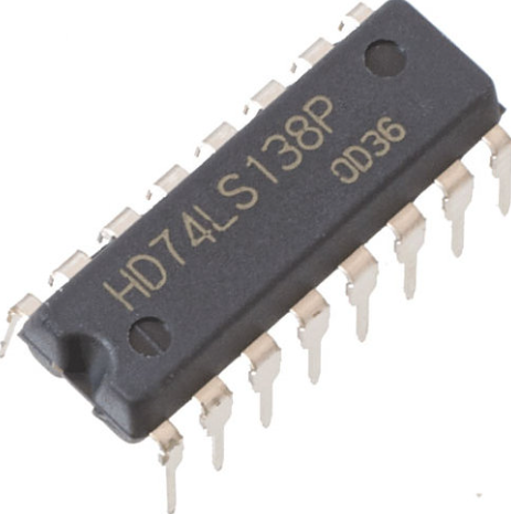 NTE74LS138 Integrated Circuit 3-of-8 Decoder/ Demultiplexer NTE