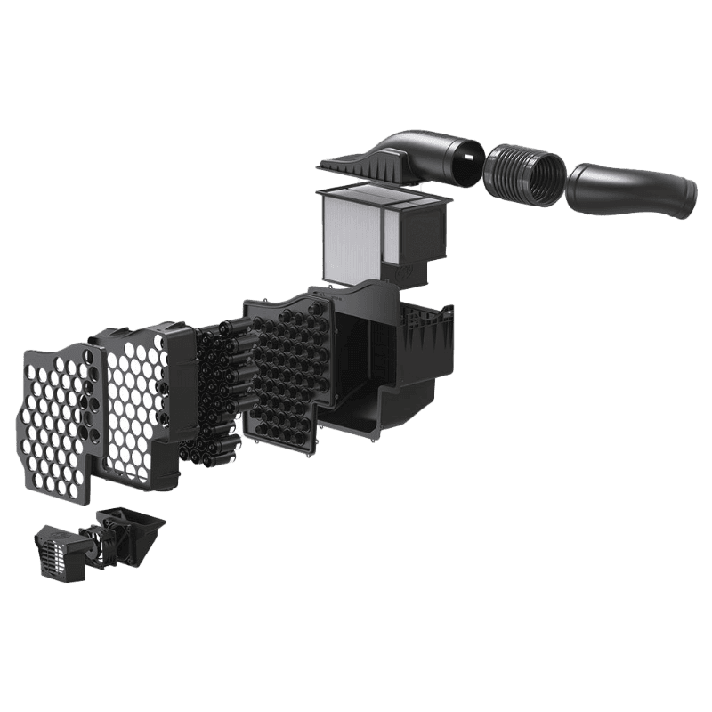 Truck Particle Separator for 2017-2019 Ford Super Duty, 6.7L Powerstroke S&B