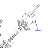 RPM RZR P90x TITANIUM Clutch Cover Bolts (QTY 6) #7517932  Hex Screw Flange M6X1.0X50mm