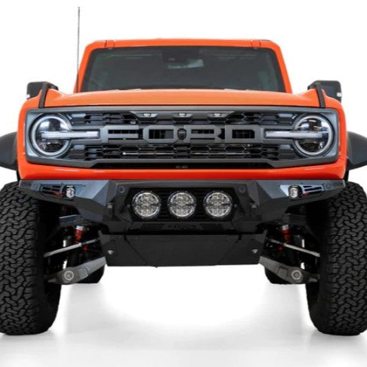 Addictive Desert Designs Front Bumper with Rigid 360 Mounts and Side Cube Light Mounts | 2022+ Ford Bronco Raptor