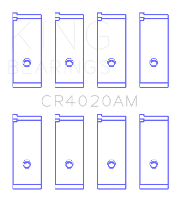 King Engine Bearings Suzuki G-13 (Size +0.25mm) Connecting Rod Bearing Set