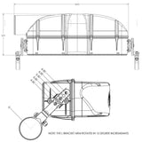 Particle Separator (Roll Bar Mounted) for 2022-2024 Polaris Turbo R, 2020-2026 RZR Pro XP, 2025-2026 RZR Pro S S&B