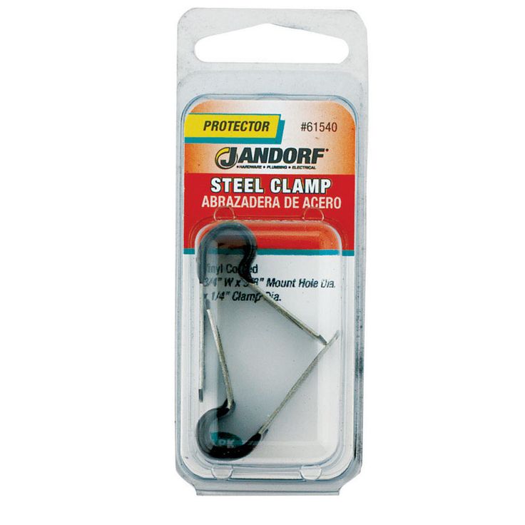 JANDORF Clamp Steel Vinyl Coat 2PK 61540 Jandorf