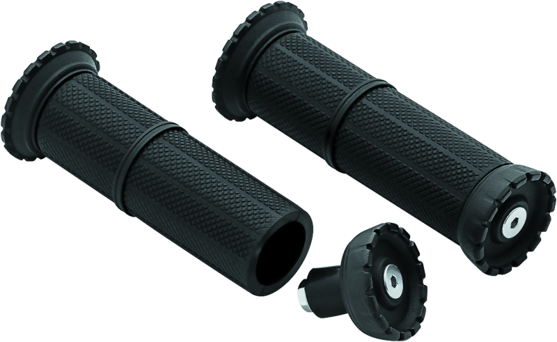 Kuryakyn Riot Universal Grips 7/8in Satin Black